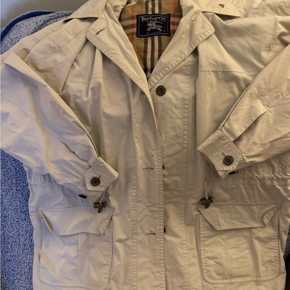 Burberry rain coat